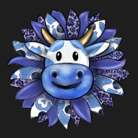 Blueberry Milkshake Cow Sunflower Classic Tee | Teevron