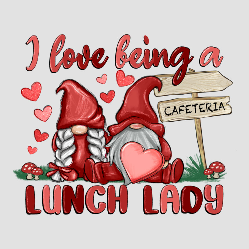I Love Being A Lunch Lady Premium Hoodie by MaliasSmallBusiness | Teevron