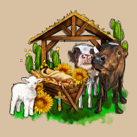 Jesus Holy Night Cows And Sunflowers Heavyweight Hoodie | Teevron