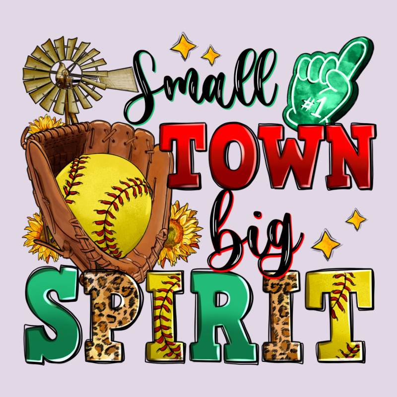 Small Town Big Spirit Softball Classic Tee by Zillion Design Studio | Teevron