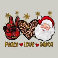 Peace Love Santa Heavyweight Hoodie | Teevron