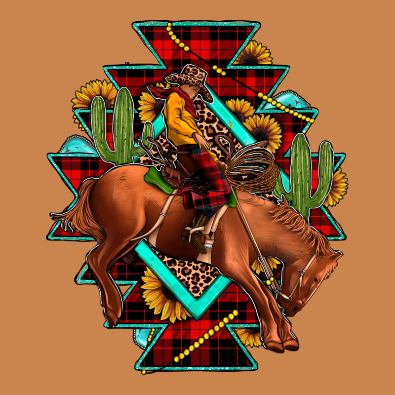 Aztec Rodeo Cowboy Christmas Heavyweight Hoodie by JahusDesignShop | Teevron