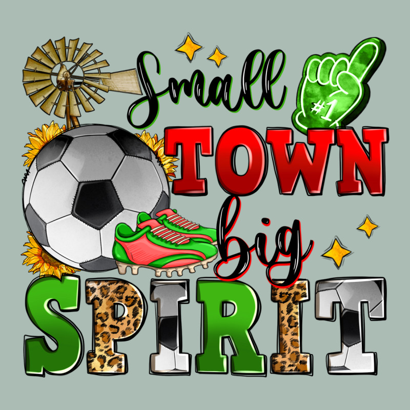 Small Town Big Spirit Soccer Classic Tee by Zillion Design Studio | Teevron