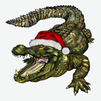 Christmas Alligator Urban Heavy Tee | Teevron