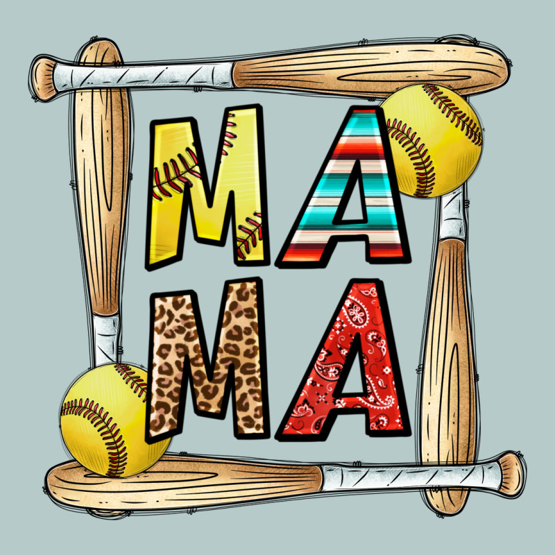 Softball Mama Heavy Core Tee by CowhideDigitalArt | Teevron