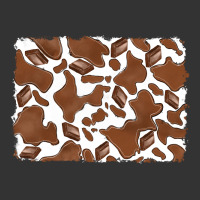 distressed chocolate milkshake cowhide | Teevron