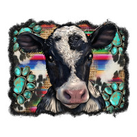 western background turquoises gemstones black and white baby cow | Teevron