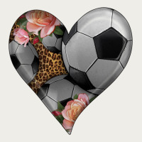 Western Soccer Heart Zipper Hoodie | Teevron
