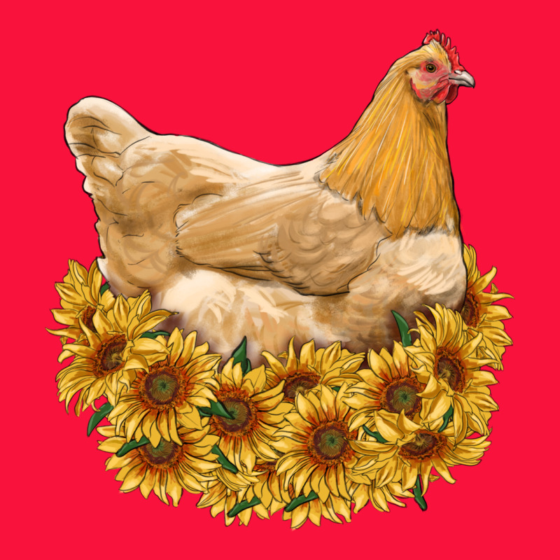 Chicken With Sunflowers Classic Tee by RanaPortraitStore | Teevron