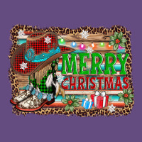 Merry Christmas Western Boots Vintage Hoodie | Teevron
