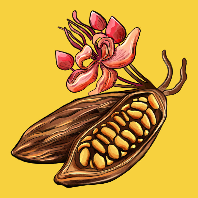 Cacao Beans And Flowers Premium Sweatshirt by AdoDesignShop | Teevron