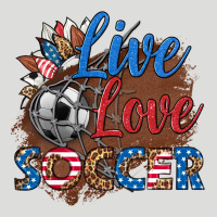 Live Love Soccer Zipper Hoodie | Teevron
