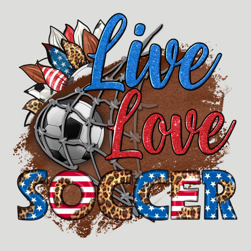 Live Love Soccer Zipper Hoodie by HRA Design Shop | Teevron