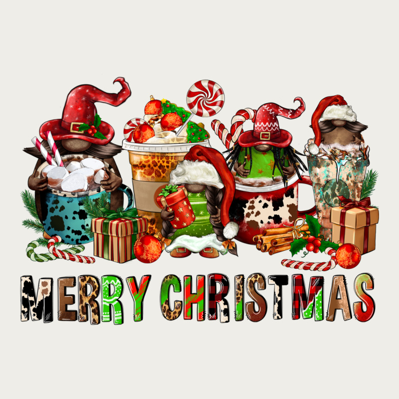 Merry Christmas Coffee Afro Gnomies Zipper Hoodie by FaDigitalArtStudio | Teevron