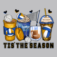 Tis' The Season Volleyball Coffee Cups Long Sleeve Tee | Teevron