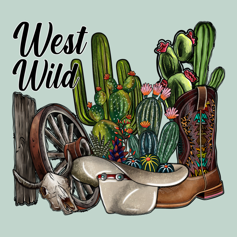 West Wild Zipper Hoodie by SublimationCraftShop | Teevron