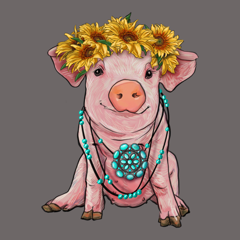 Sunflower Pig With Gemstone Classic Tee by RanaPortraitStore | Teevron