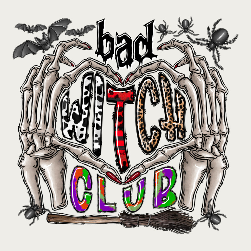 Bad Witch Club Zipper Hoodie by CowhideDigitalArt | Teevron