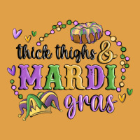 Thick Thighs Mardi Gras Premium Hoodie | Teevron