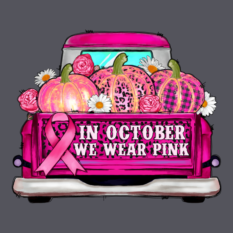 Truck In October We Wear Pink Vintage Hoodie by AdoDesignShop | Teevron