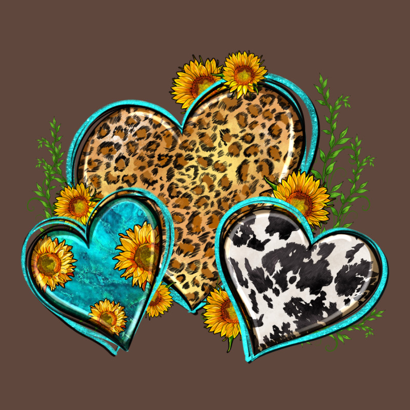 Leopard Cowhide Hearts Classic Tee by Zillion Design Studio | Teevron