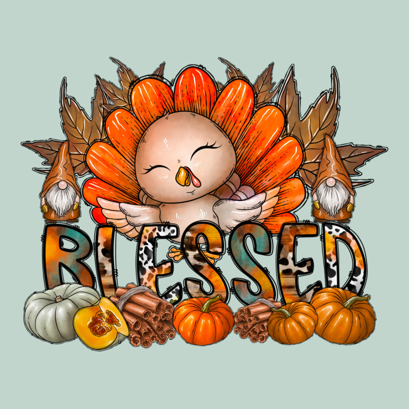 Thanksgiving Turkey Pumpkin Blessed Zipper Hoodie by CowhideDigitalArt | Teevron