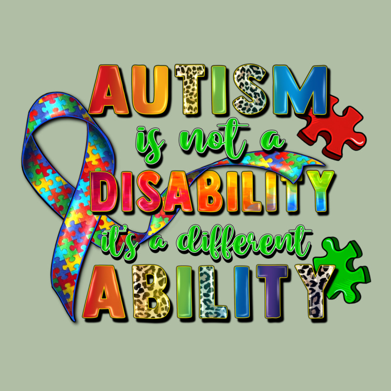 Autism Is Not A Disability Its A Different Ability Urban Heavy Tee by Zillion Design Studio | Teevron