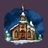 Christmas Church And Snow Heavyweight Hoodie | Teevron