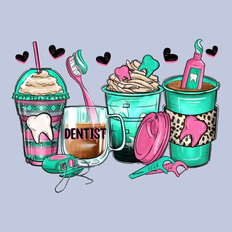 Dentist Coffee Cups Long Sleeve Tee by Zillion Design Studio | Teevron