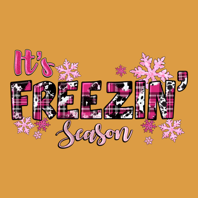 It's Freezin Season Pink Christmas Urban Heavy Tee by RanaPortraitStore | Teevron