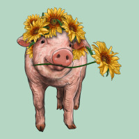 Pig With Sunflowers Classic Tee | Teevron
