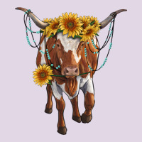 Longhorn Cow With Sunflowers Classic Tee | Teevron