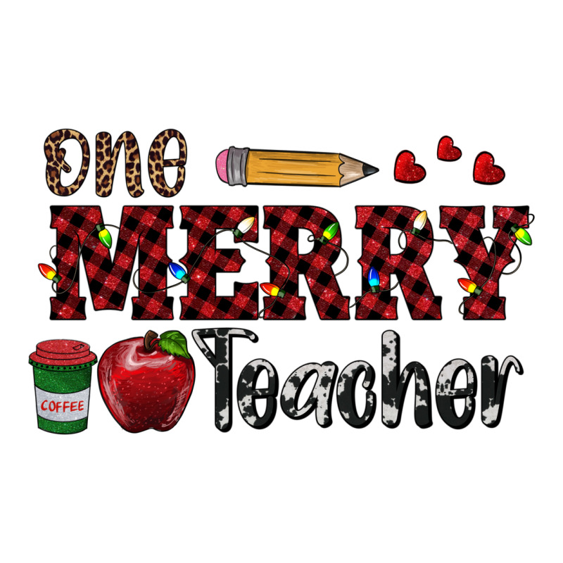 One Merry Teacher Long Sleeve Tee by RanaPortraitStore | Teevron