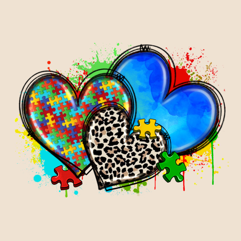 Autism Hearts Urban Heavy Tee by Zillion Design Studio | Teevron