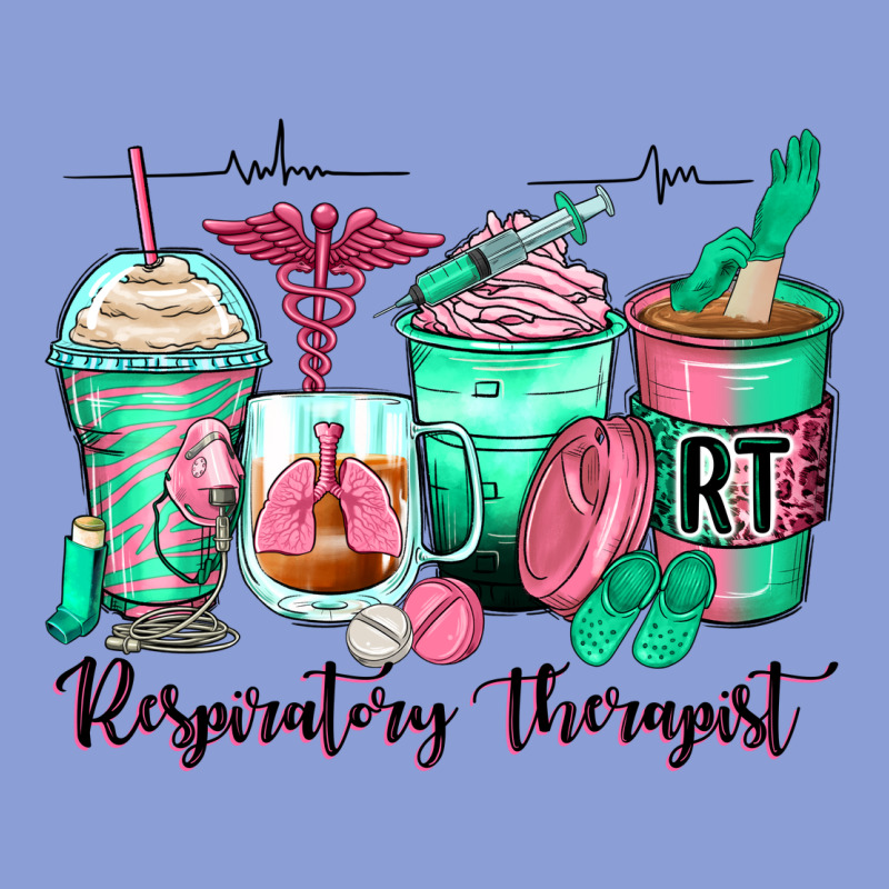 Respiratory Therapist Coffee Cups Long Sleeve Tee by Zillion Design Studio | Teevron