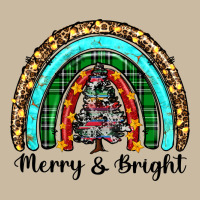 Merry And Bright Rainbow Christmas Long Sleeve Tee | Teevron