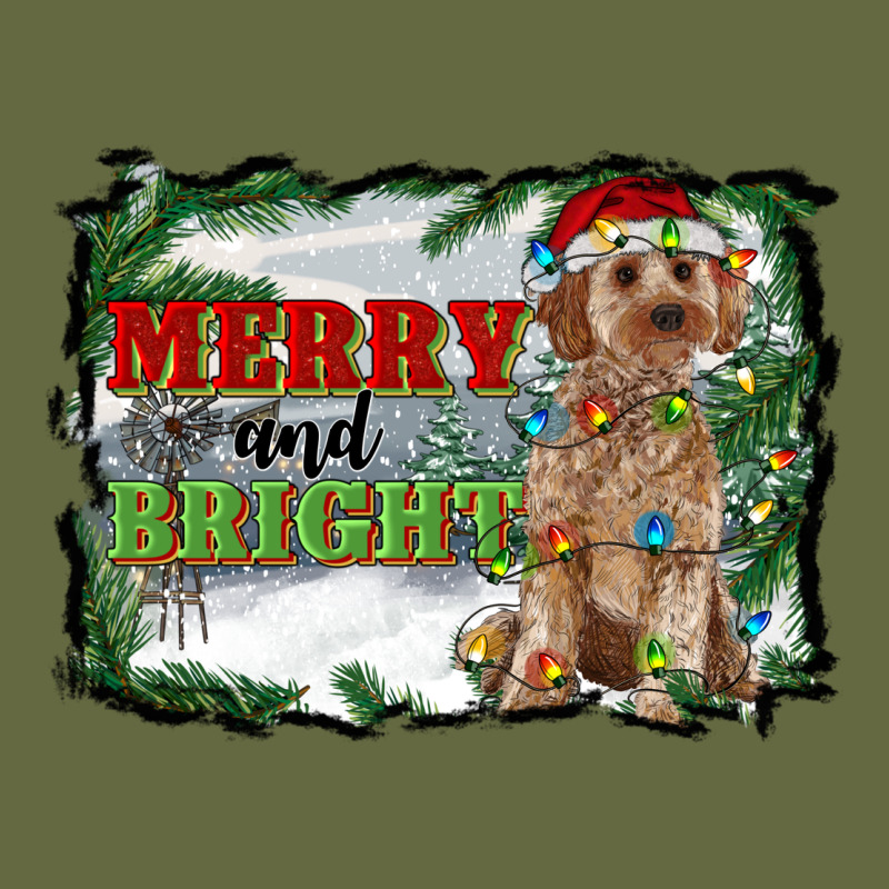 Merry And Bright Cockapoo Long Sleeve Tee by RanaPortraitStore | Teevron