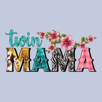 Twin Mama With Flowers Long Sleeve Tee | Teevron