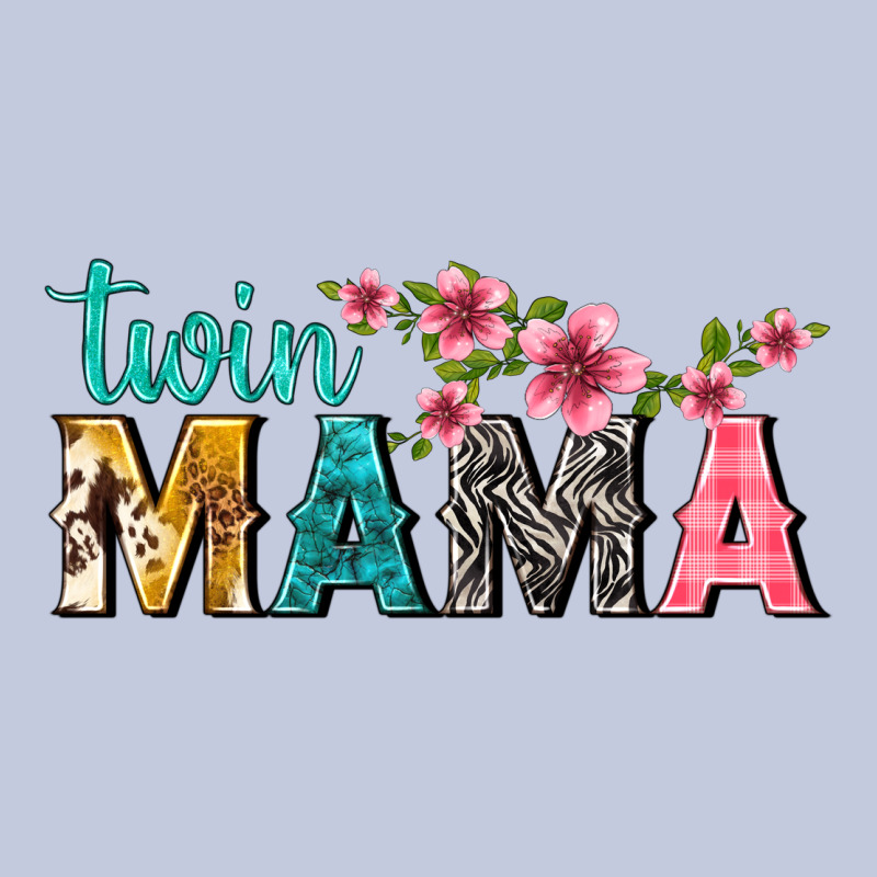Twin Mama With Flowers Long Sleeve Tee by texasbilliewilder | Teevron