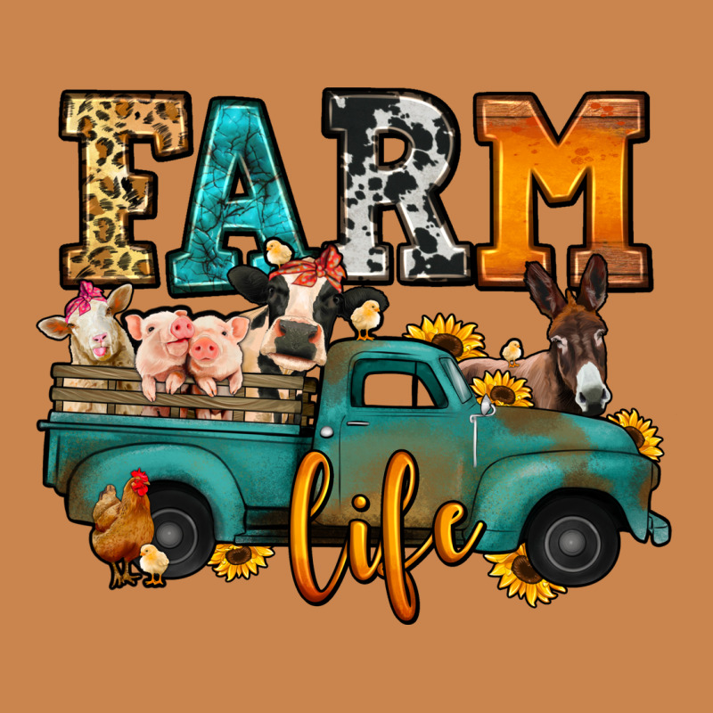 Farm Life Farm Animals Truck Heavyweight Hoodie by Jasminsmagicworld | Teevron
