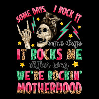 Some Days I Rock It Some Days It Rocks Me Urban Hoodie | Teevron