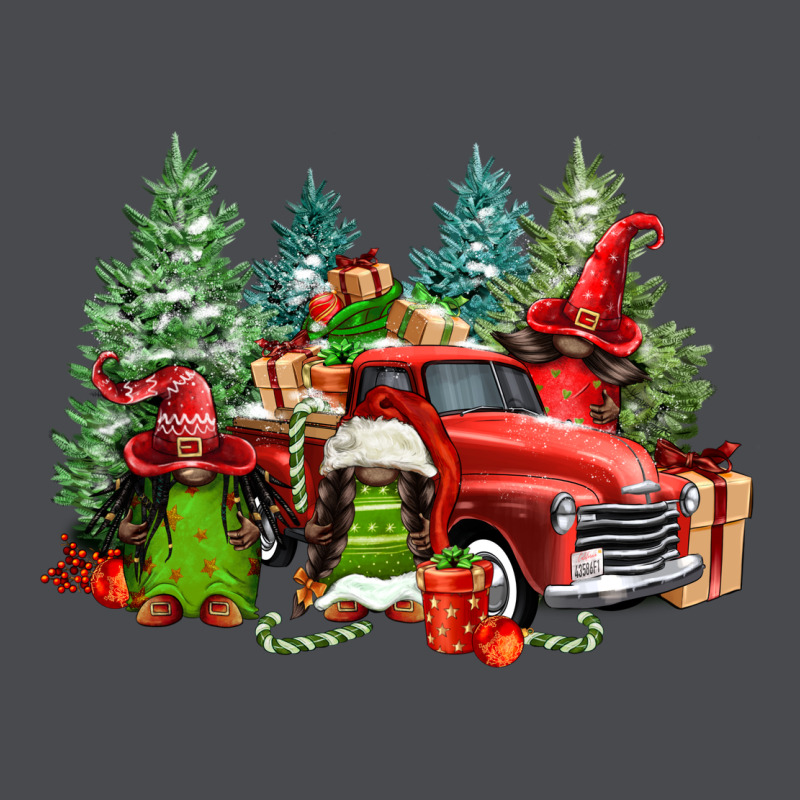 Merry Christmas Truck Afro Gnomies Zipper Hoodie by FaDigitalArtStudio | Teevron