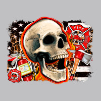 Firefighter Skull Long Sleeve Tee | Teevron