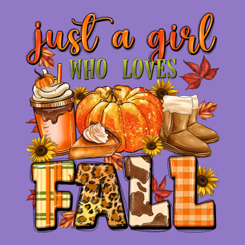 Just A Girl Who Loves Fall Urban Hoodie by MaliasSmallBusiness | Teevron