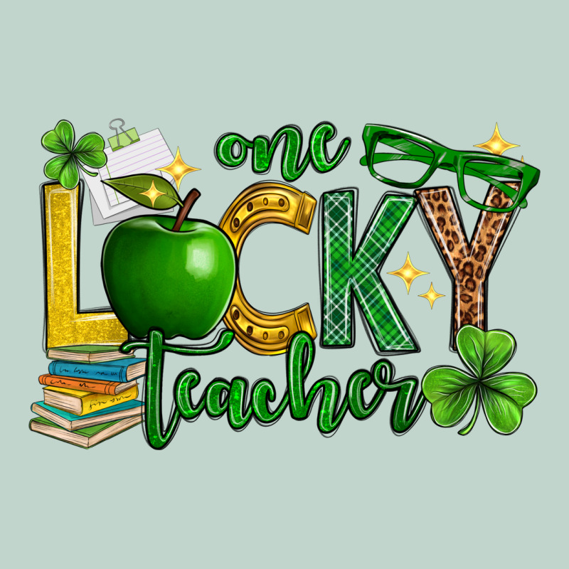 St. Patrick's Day One Lucky Teacher Zipper Hoodie by Neo Western | Teevron