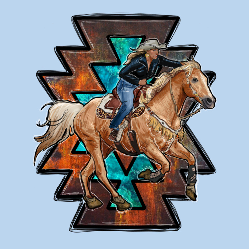 Cowgirl With Aztec Classic Tee by RanaPortraitStore | Teevron