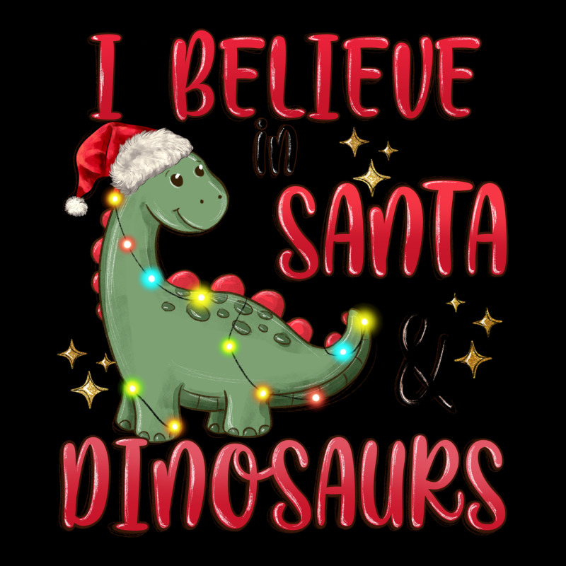 I Believe In Santa & Dinosaurs Urban Hoodie by MaliasSmallBusiness | Teevron