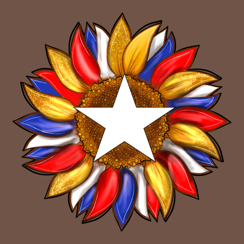 American Flag And Sunflower With Star Premium Sweatshirt by Artiststas | Teevron