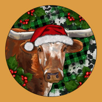 Longhorn Cow Christmas Urban Heavy Tee | Teevron