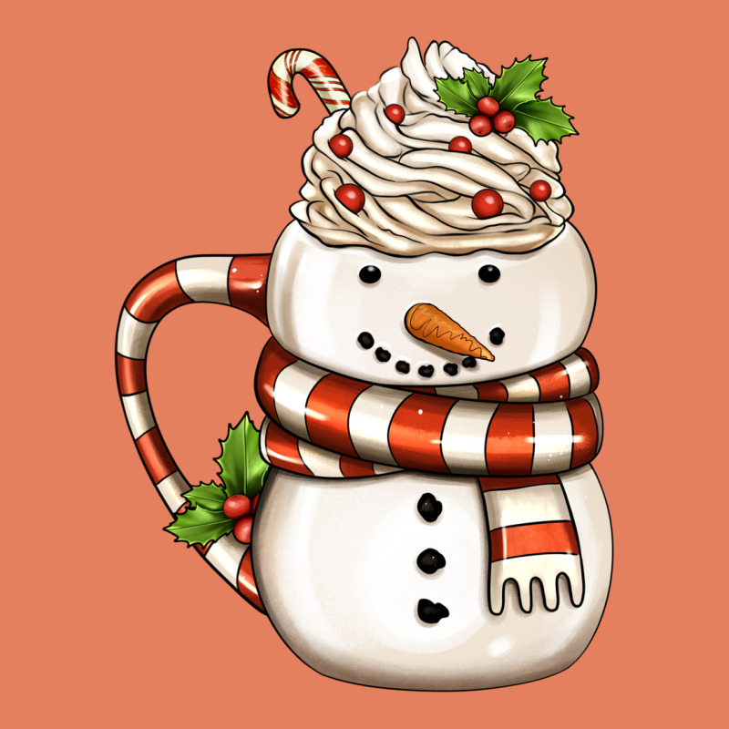 Christmas Snowman Coffee Cup Classic Tee by FaDigitalArtStudio | Teevron